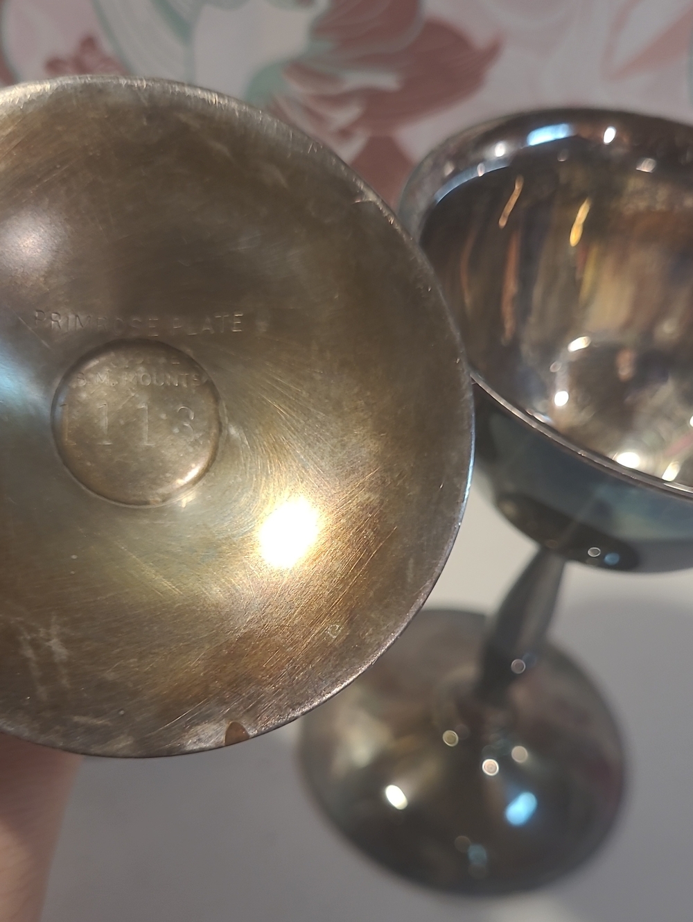 Premier Silver-Tone Decorative Vases — Metallic Silver Finish